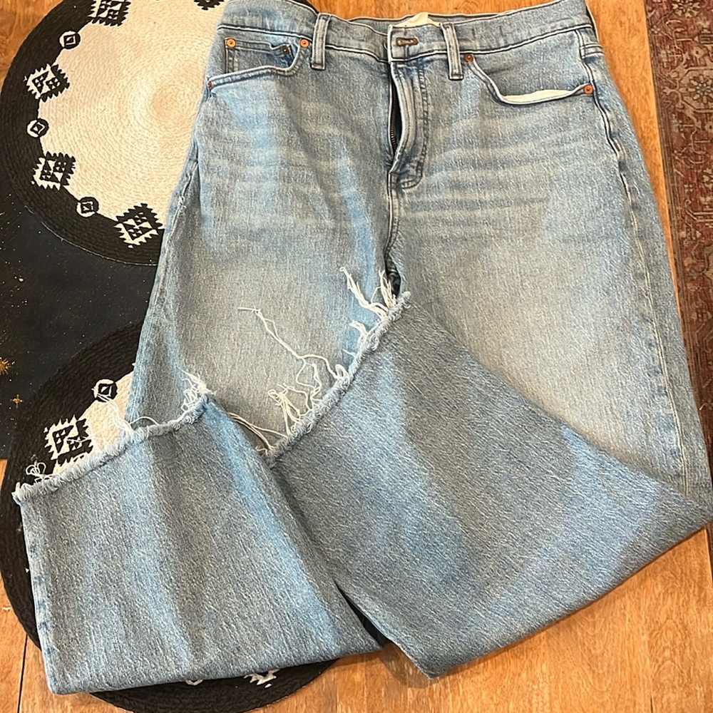 Madewell Wide-leg Crop Jeans